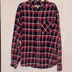 Woolrich Classic Plaid Flannel Men’s Shirt, Lightweight, Cotton-XL